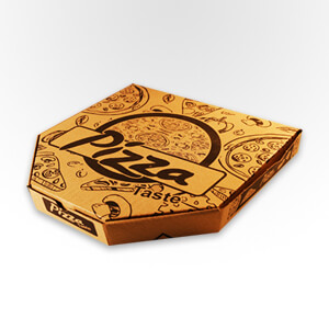 pizza packaging wiith logo