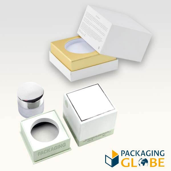 Cream Paper Magnetic Packaging Box