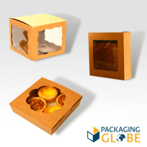 pie boxes with window