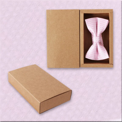 kraft bow tie packaging 