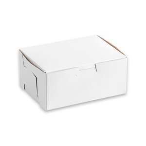 white pastry packaging