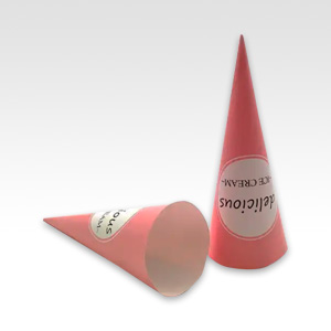 custom cone sleeves packaging